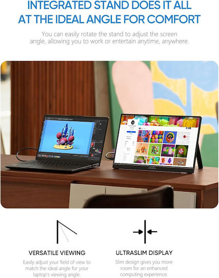 Arzopa A1M IPS HDR Φορητό Monitor 17.3" FHD 1920x1080
