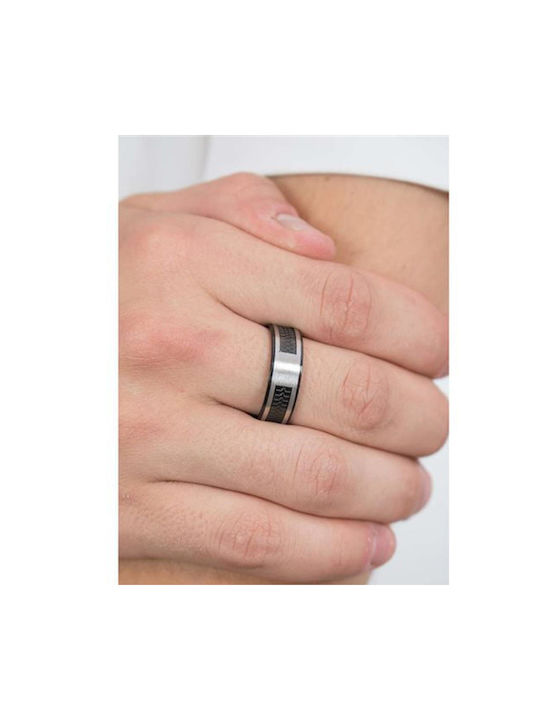 Sector Herren Ring aus Stahl