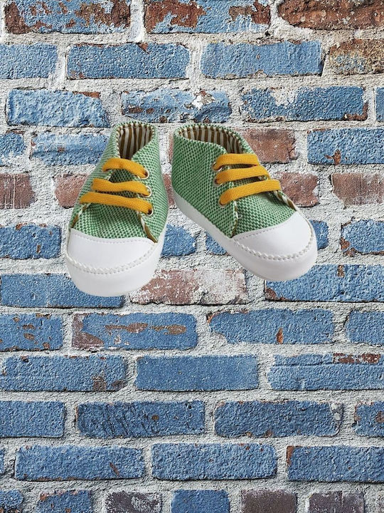 Oscar Baby Βρεφικά Sneakers Αγκαλιάς Πράσινα