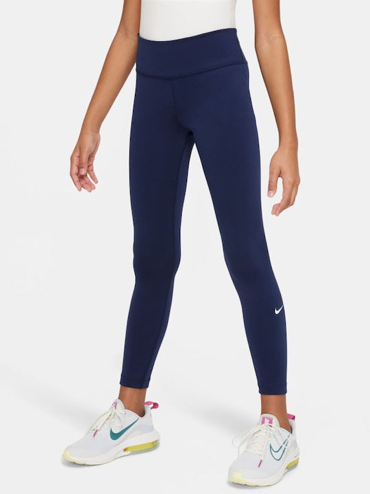 Nike Leggings pentru Copii Lung μπλε Dri-fit One