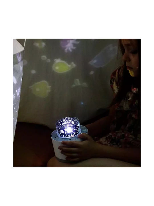 innoGio Kids Table Lamp Projector White