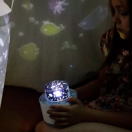innoGio Kids Table Lamp Projector White