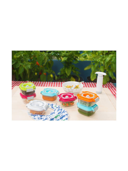 Status Plastic Lunch Box White 150ml