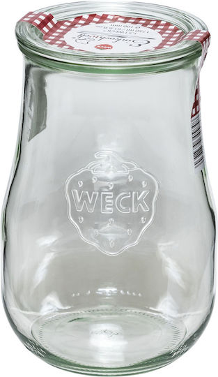 Weck Vase Allgemeine Verwendung mit Deckel Glas Transparent 1750ml