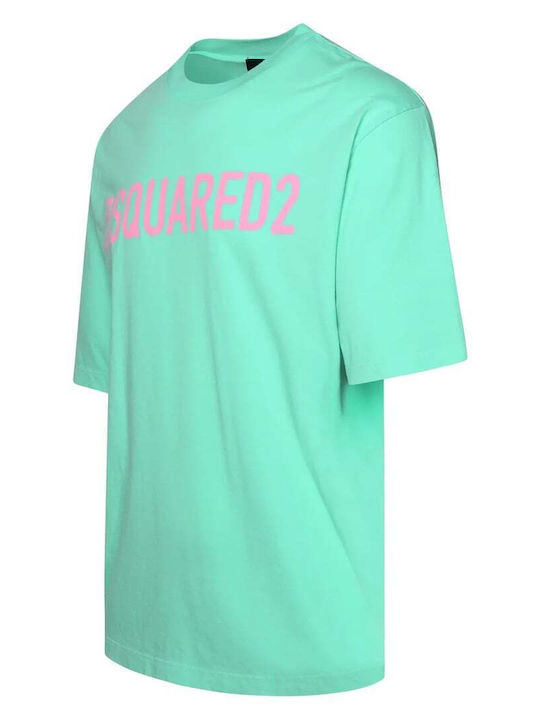 Dsquared2 T-shirt Τιρκουάζ Dsquared2 T-shirt Τιρκουάζ