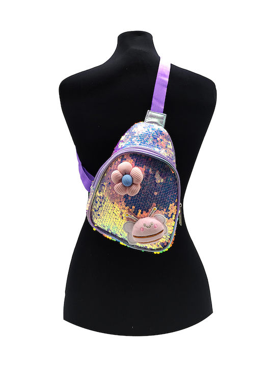 Gift-Me Kids Bag Backpack Purple 15cmx5cmx18cmcm