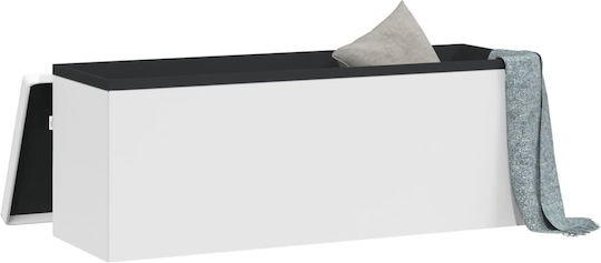 Hallway Furniture with Shoe Rack and Bench White 110x38x38cm