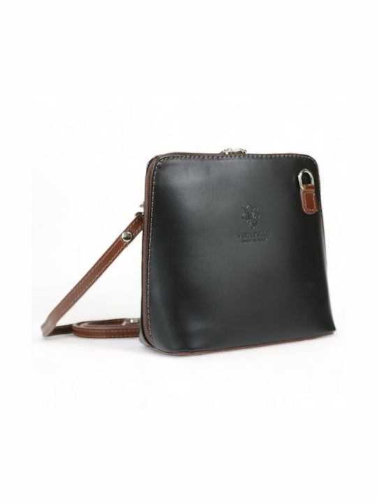 Passaggio Leather Leather Women's Bag Crossbody Black