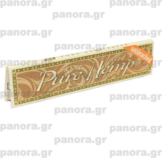 Pure Hemp Χαρτάκια Στριφτού Τσιγάρου King Size 33 φύλλα 1τμχ
