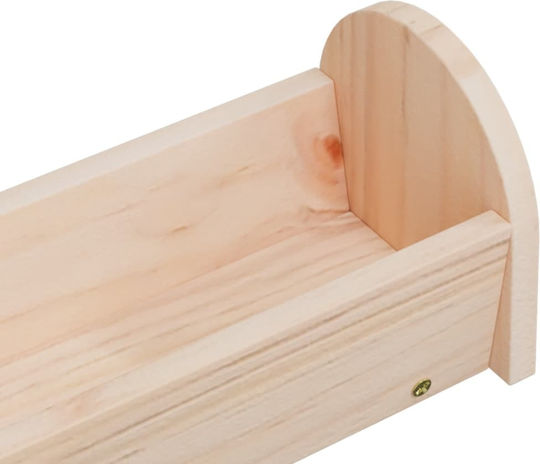 vidaXL Feeder for Rabbit Brown