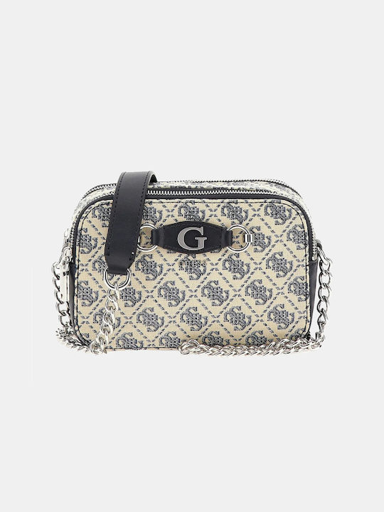 Guess Izzy Camera Women's Bag Crossbody White / Navy Blue