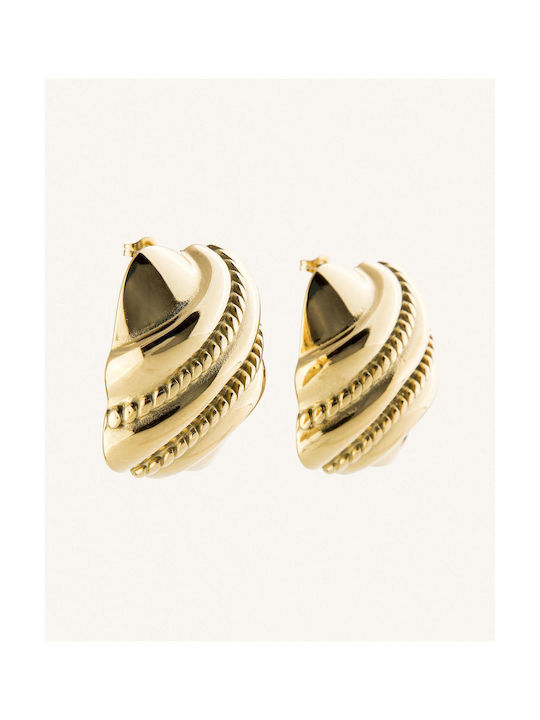 StanStefan Earrings made of Steel Gold Plated