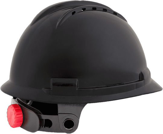 Stenso 05500155 Construction Site Work Helmet Black