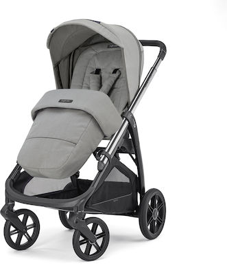 Inglesina Aptica Quattro Darwin Infant Recline Verstellbar 3 in 1 Baby Kinderwagen Geeignet für Neugeborene Satin Grey/ Litio Black 12.7kg