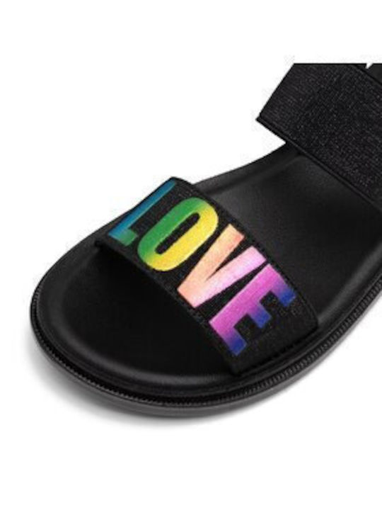 Sandale Copii Negre CSS20370-00 Sandale Negre NELLI BLU