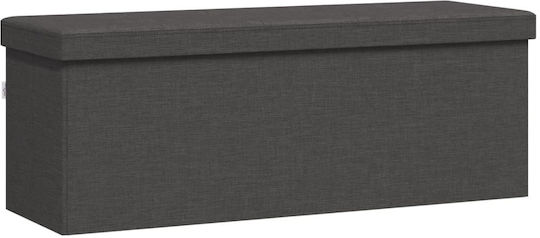 vidaXL Speicherung Dekorative Truhe Hölzernes Gray 110x38x38cm