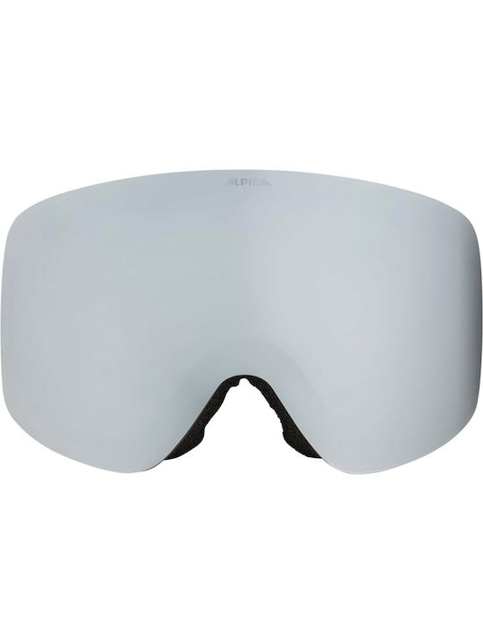 Alpina Ski & Snowboard Goggles Kids Black with Lens in Black Color