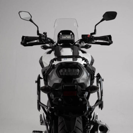 SW-Motech Σετ Πλαϊνές Βαλίτσες Μοτοσυκλέτας Αλουμινίου 37lt σε Μαύρο Χρώμα