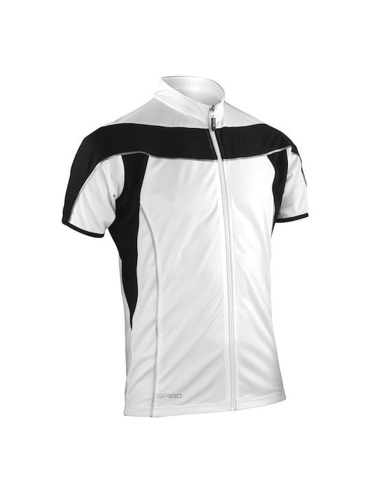 Result Short Sleeves Cycling Jersey White
