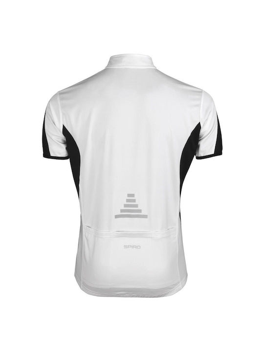 Result Short Sleeves Cycling Jersey White