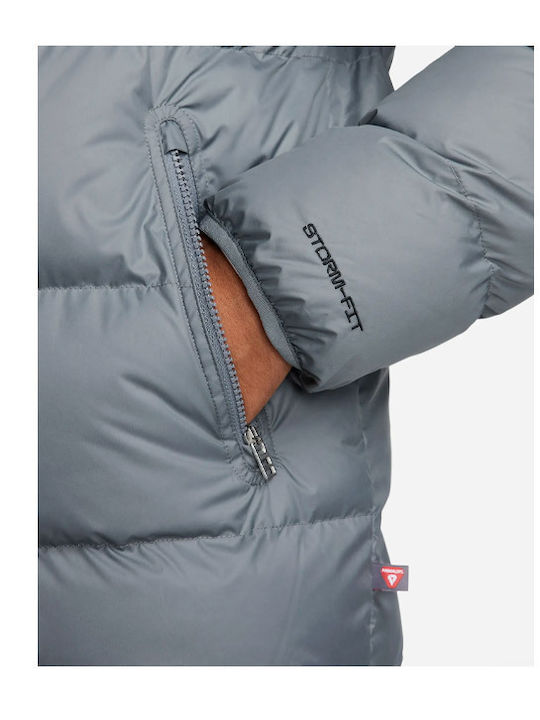 Storm-fit Windrunner Primaloft Winter Jacket Puffer Gray