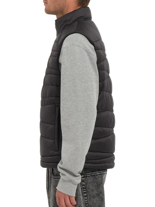 'earth Tripper' Αμάνικο Χειμωνιάτικο Μπουφάν Puffer Μαύρο (BLK/BLACK)