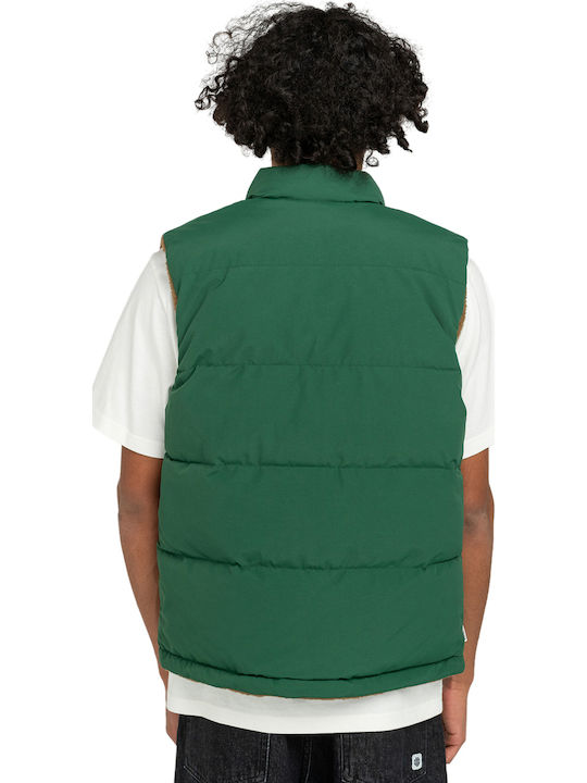 Ärmellos Winter Jacke Dark Green