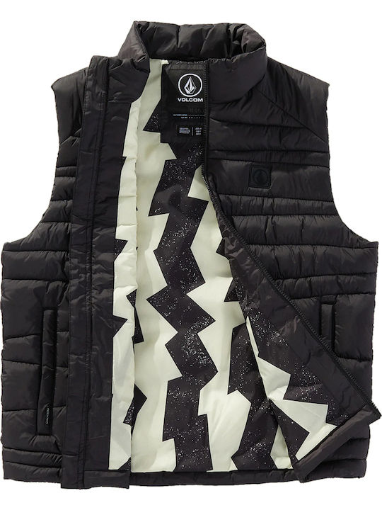 'earth Tripper' Αμάνικο Χειμωνιάτικο Μπουφάν Puffer Μαύρο (BLK/BLACK)