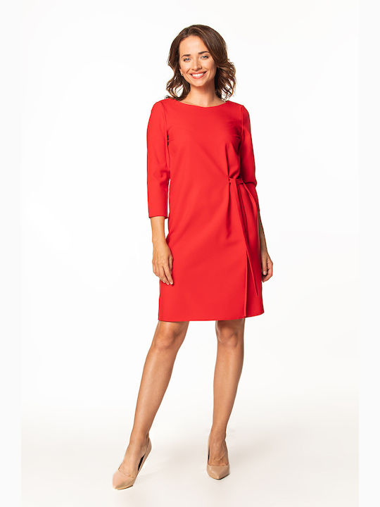 Tessita Midi Dress Red