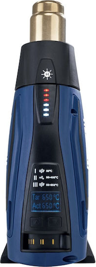 Rapid 5001447 Пистолет за горещ въздух 2200W с регулиране на температурата до 650°C