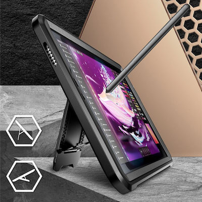 Supcase Unicorn Beetle Pro Flip Cover Silicon Negru Galaxy Tab A9 8.7 X110 / X115