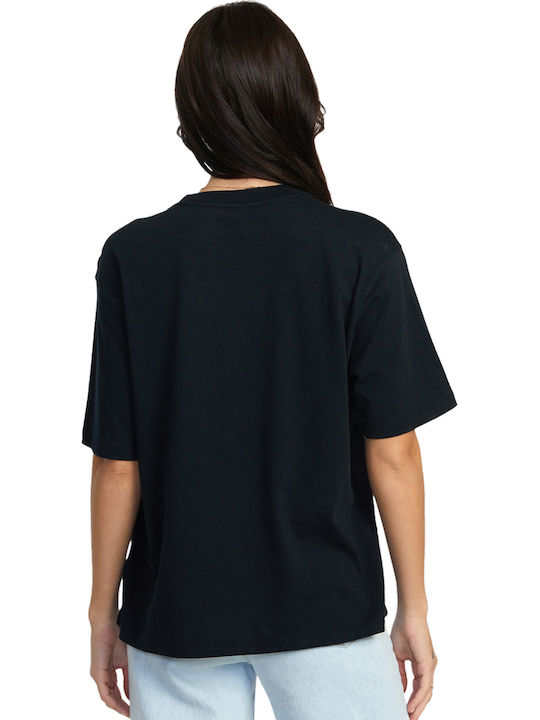 Women's Summer Blouse Short Sleeve Black (RVB/ BLACK)