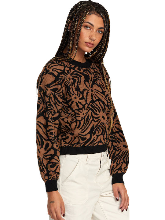 Women's Long Sleeve Sweater Tan
