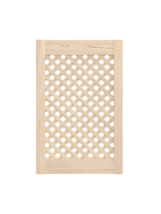 vidaXL Bookcase Door made of Solid Wood Brown 39.5x61.5cm 372790 2pcs