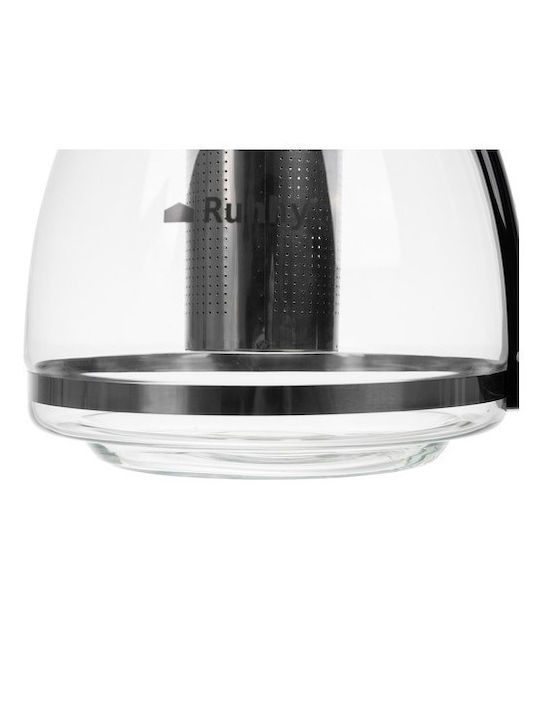 Ruhhy Teapot with Filter Glass Transparent 2000ml