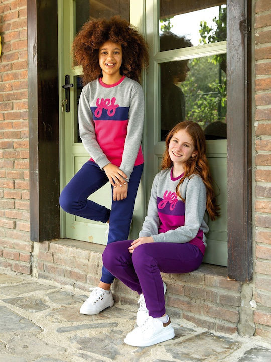 Kinder Sweatpants Set - Jogginganzug Violet 2Stück