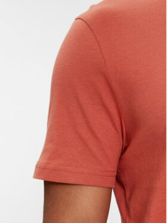 Calvin Klein Herren Shirt Kurzarm Orange