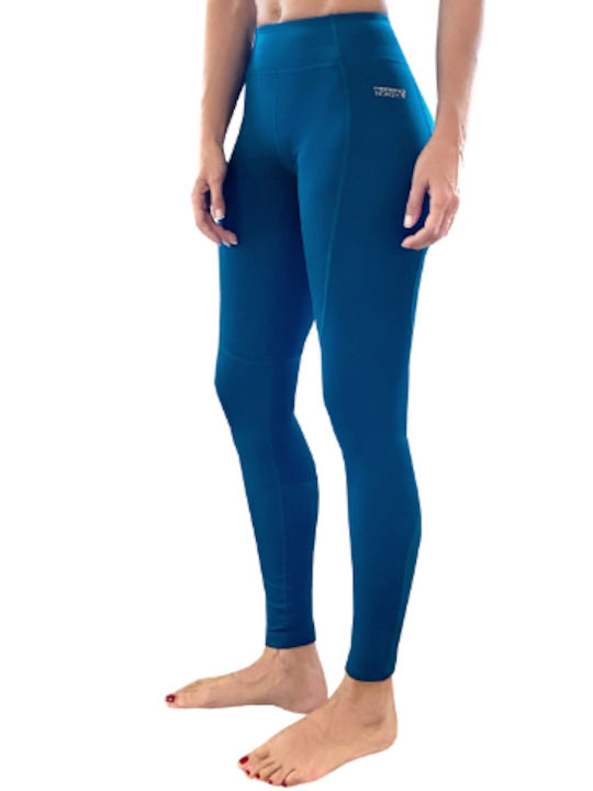 Magnetic North Ausbildung Frauen Leggings Blue-Petrol