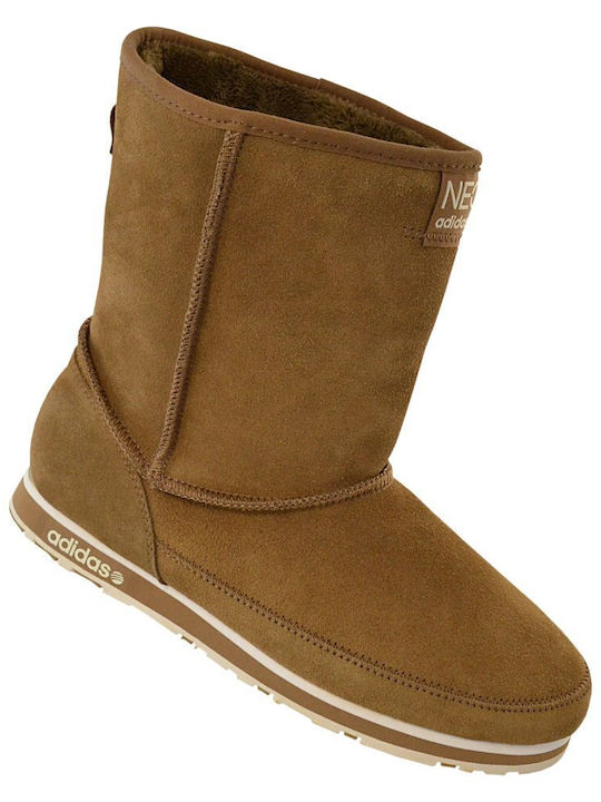 Adidas Suede Women's Ankle Boots Brown