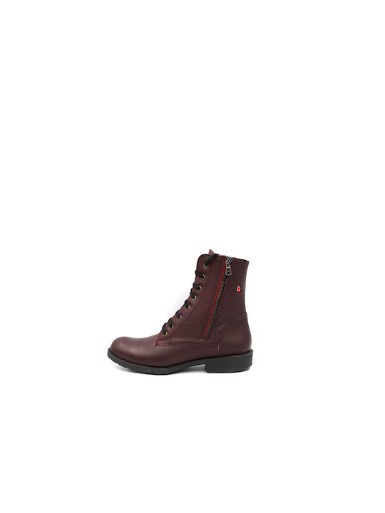 Robinson Women's Ankle Boots Burgundy