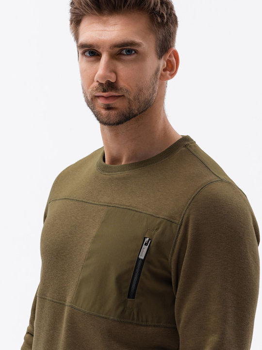 Ombre Herren Sweatshirt Olive