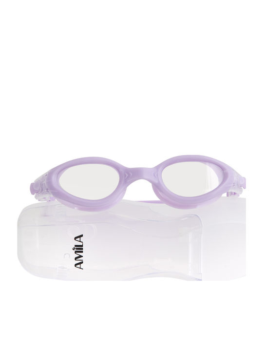 AMILA Schwimmbrille Erwachsene Lila