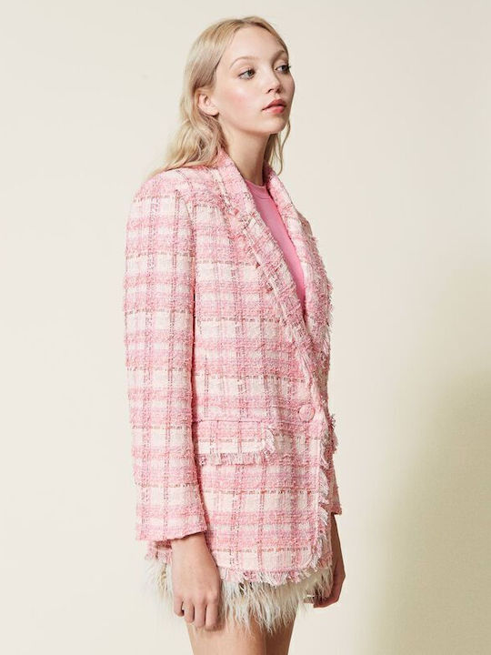 Twinset Γυναικείο Σακάκι PINK