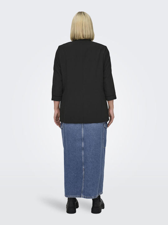 Only Lung Blazer pentru femei Sacou Black