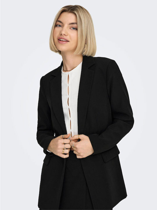 Only Elly Blazer pentru femei Sacou Black Only Elly Blazer pentru femei Sacou Black