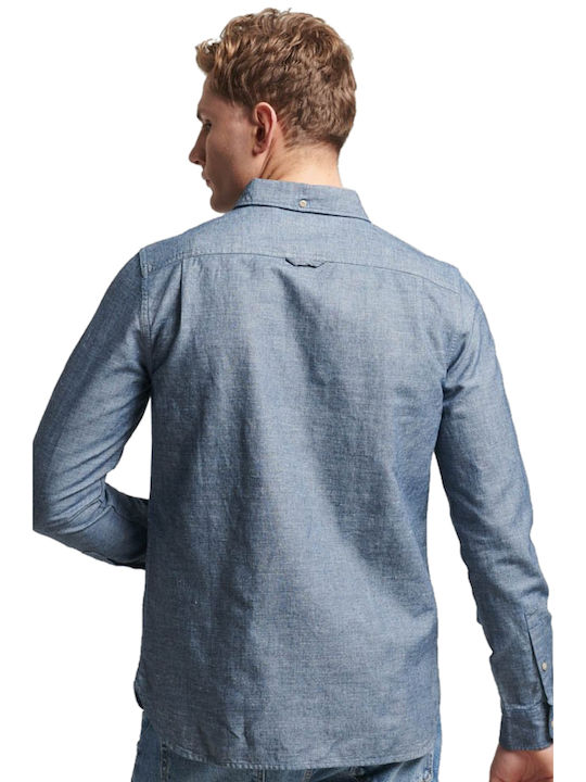 Superdry Workwear Shirt 36H/INDIGO SLUB