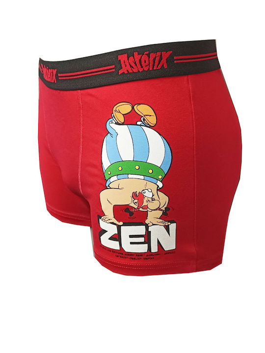 Asterix Herren Boxershorts Red 1Packung