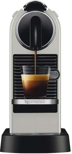 De'Longhi Citiz & Milk Pod Coffee Machine Nespresso Pressure 19bar with Milk Frother White