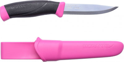 Morakniv Companion Messer Rosa mit Klinge aus Rostfreier Stahl