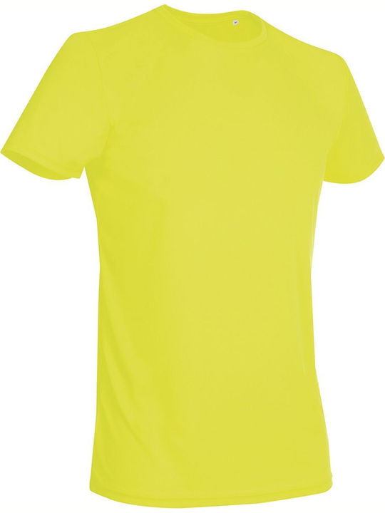 Stedman Sports-T Men's Short Sleeve Promotional T-Shirt Cyber Yellow ST8000-CBY